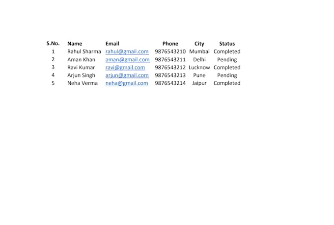 do data entry and formatting in microsoft excel